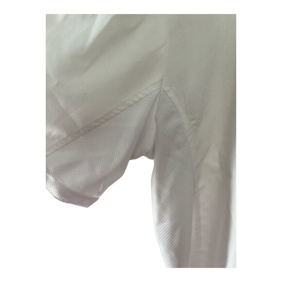 Chef Works White Short Sleeve Button-Down Shirt – Size XL – 65/35 Poly Cotton - Picture 3 of 7